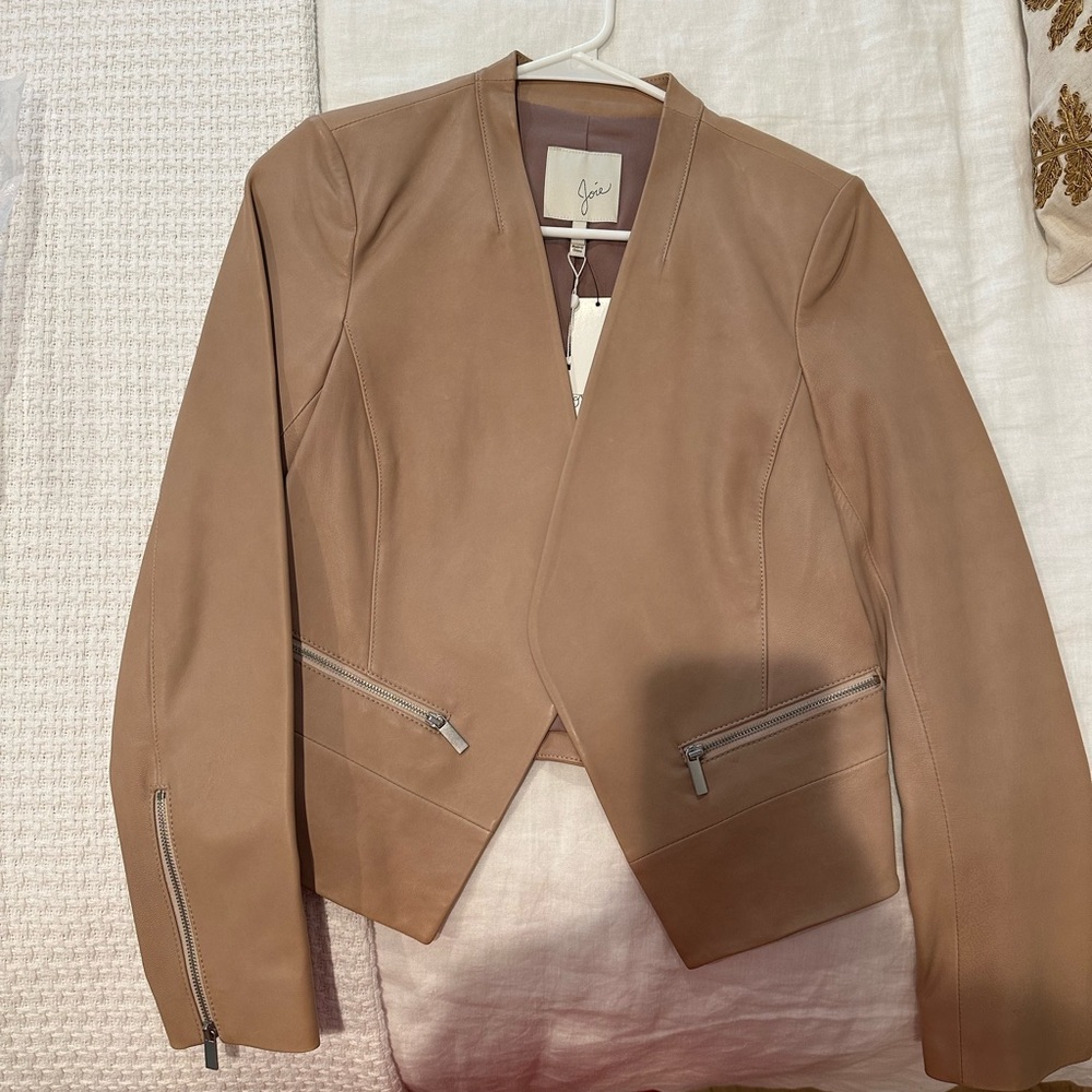 Joie Leather Blazer